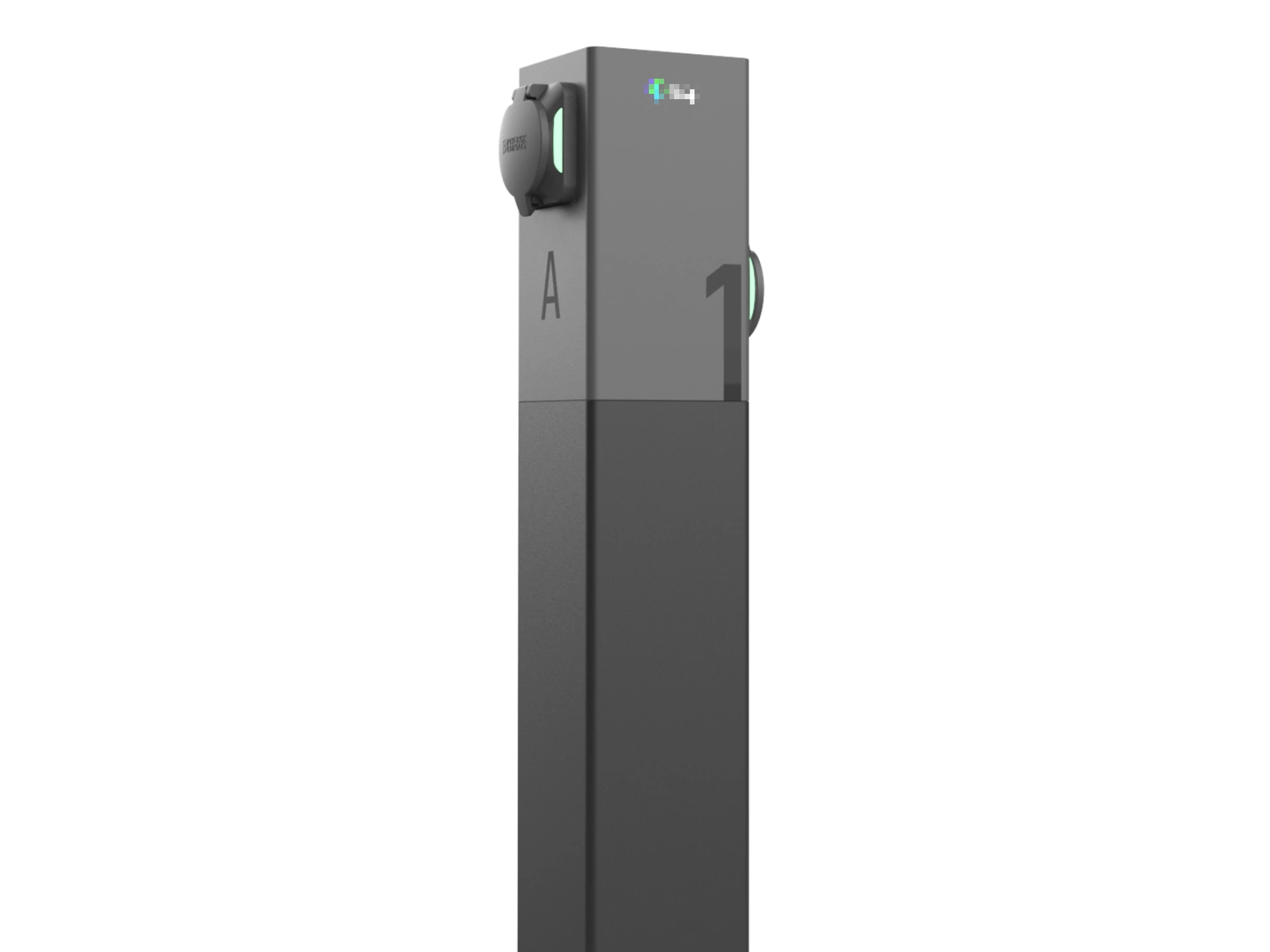 EDP low-cost EV charger render, single unit